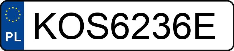Numer rejestracyjny KOS 6236E posiada FORD FOCUS - KOS6236E