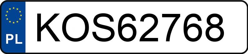 Numer rejestracyjny KOS 62768 posiada CITROEN Jumpy 1.6 HDI MR`11 E5 2.7t 10 Q - KOS62768