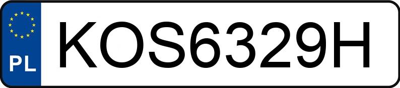 Numer rejestracyjny KOS 6329H posiada MERCEDES-BENZ S 320 Kat. MR`98 220 S 320 Kat. MR`98 220 - KOS6329H