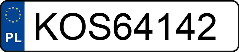 Registreringsnumret KOS 64142 har SEAT Altea 1.6 MR`04 E4 5P1 Audience - KOS64142
