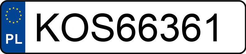 Numer rejestracyjny KOS 66361 posiada RENAULT Kangoo II Express dCi MR`08 E4 2.2t Komfort Clim - KOS66361