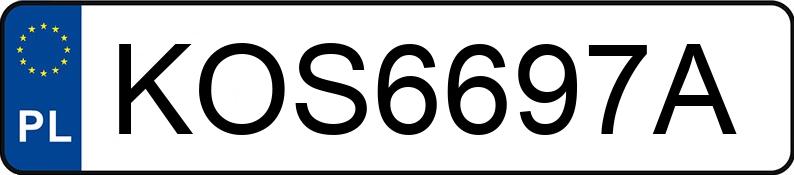 Numer rejestracyjny KOS 6697A posiada QUATTRO AUDI RS4 QB6 - KOS6697A