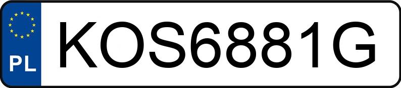 Numer rejestracyjny KOS6881G posiada BMW 523i Kat. MR`95 E39 523i Kat. MR`95 E39