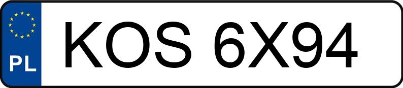 Numer rejestracyjny KOS 6X94 posiada MERCEDES-BENZ E 200 Kat. 124 E 200 - KOS6X94