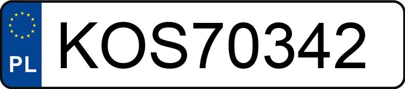 Numer rejestracyjny KOS 70342 posiada BMW 520i Kat. MR`95 E39 520i Kat. MR`95 E39 - KOS70342