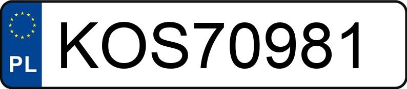 Numer rejestracyjny KOS 70981 posiada PEUGEOT 208 MR`12 E5 Allure - KOS70981