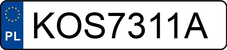 Numer rejestracyjny KOS 7311A posiada VOLKSWAGEN Jetta GT syncro - KOS7311A