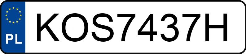 Numer rejestracyjny KOS 7437H posiada AUDI A4 2.0 TFSI MR`15 E6 B9 ultra S tronic - KOS7437H