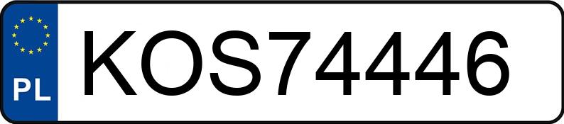 Numer rejestracyjny KOS 74446 posiada RENAULT GRAND SCENIC - KOS74446