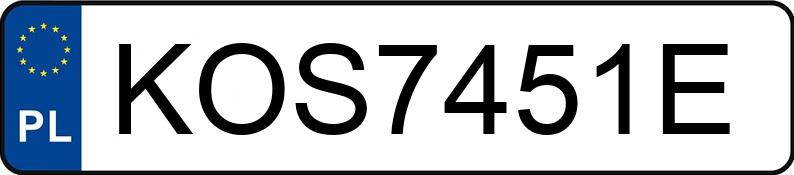 Numer rejestracyjny KOS 7451E posiada FORD MONDEO - KOS7451E