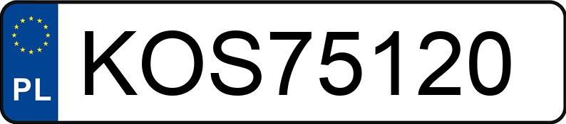 Numer rejestracyjny KOS 75120 posiada VOLKSWAGEN SCIROCCO - KOS75120