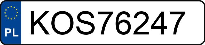 Numer rejestracyjny KOS 76247 posiada CITROEN Xsara Picasso 1.8 16V Kat. MR`99 E3 Prestige - KOS76247