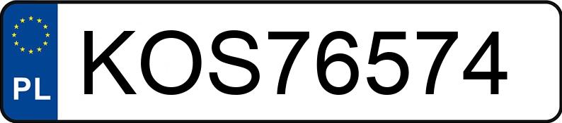 Numer rejestracyjny KOS 76574 posiada FORD Focus 1.6 TDCi MR`11 E5 Edition - KOS76574