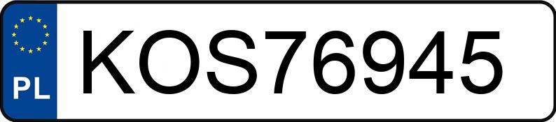 Numer rejestracyjny KOS 76945 posiada AUDI A4 - KOS76945 Numer rejestracyjny KOS 76945 posiada AUDI A4 - KOS76945
