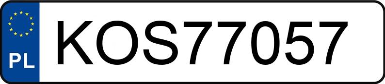 Numer rejestracyjny KOS 77057 posiada VOLKSWAGEN GOLF 1.6 KAT - KOS77057 Numer rejestracyjny KOS 77057 posiada VOLKSWAGEN GOLF 1.6 KAT - KOS77057