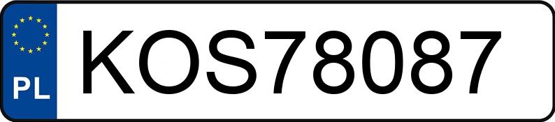 Numer rejestracyjny KOS 78087 posiada SUBARU FORESTER - KOS78087