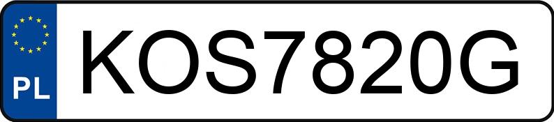 Numer rejestracyjny KOS 7820G posiada AUDI S4 AVANT QUATTRO - KOS7820G