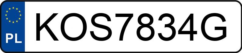 Numer rejestracyjny KOS 7834G posiada LIGIER JS50 dCi MR`13 E4 Club - KOS7834G
