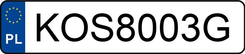 Numer rejestracyjny KOS 8003G posiada BMW X1 1.5 MR`15 E6 F48 sDrive18i - KOS8003G Numer rejestracyjny KOS 8003G posiada BMW X1 1.5 MR`15 E6 F48 sDrive18i - KOS8003G
