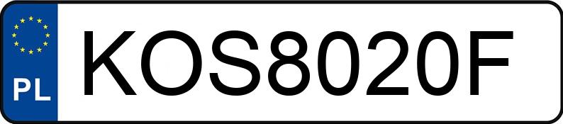 Numer rejestracyjny KOS 8020F posiada AUDI A4 - KOS8020F