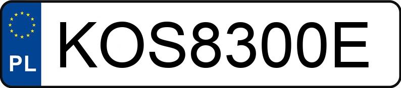 Numer rejestracyjny KOS 8300E posiada HYUNDAI Tucson 1.7 CRDi MR`15 E6 Premium DCT - KOS8300E