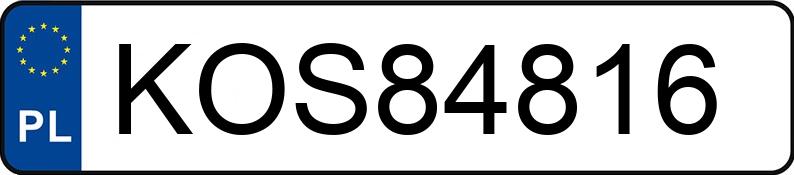 Numer rejestracyjny KOS 84816 posiada VOLKSWAGEN Passat B5 1.8 MR`96 E2 Comfortline - KOS84816