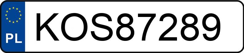 Numer rejestracyjny KOS 87289 posiada TOYOTA Yaris 1.0 MR`03 E4 Base - KOS87289