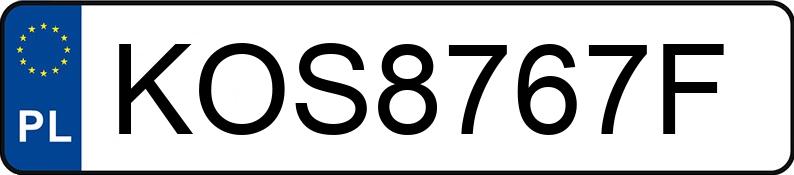 Numer rejestracyjny KOS8767F posiada BMW Seria 1 116i MR`07 E4 E81/87