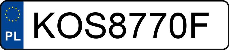 Numer rejestracyjny KOS 8770F posiada BMW 323 - KOS8770F