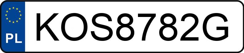 Numer rejestracyjny KOS 8782G posiada AUDI A3 30 TFSI MR`24 E6e 8Y S line - KOS8782G