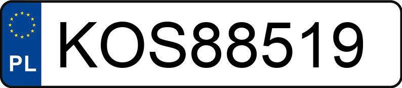 Numer rejestracyjny KOS 88519 posiada AUDI A4 - KOS88519