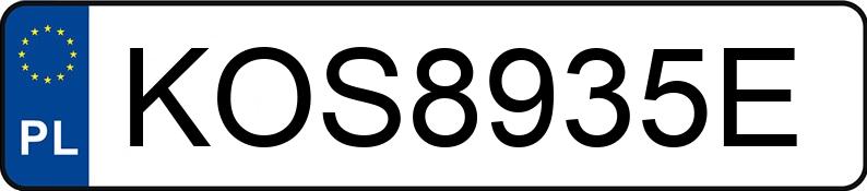 Numer rejestracyjny KOS 8935E posiada AUDI A4 - KOS8935E Numer rejestracyjny KOS 8935E posiada AUDI A4 - KOS8935E