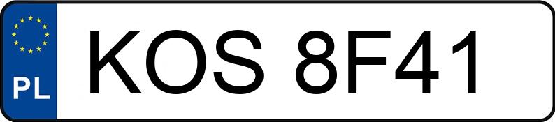 Numer rejestracyjny KOS 8F41 posiada PEUGEOT 206 XR PRESENCE - KOS8F41