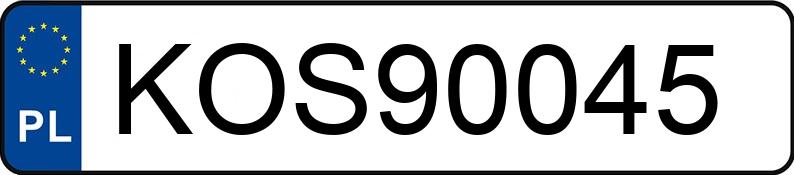 Numer rejestracyjny KOS 90045 posiada AUDI A6 - KOS90045