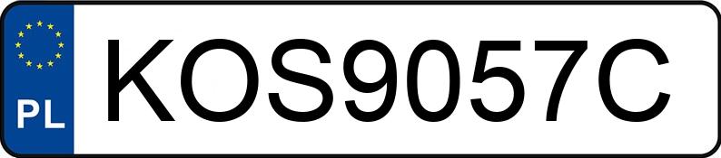 Numer rejestracyjny KOS 9057C posiada AUDI A5 SPORTBACK - KOS9057C