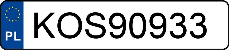 Numer rejestracyjny KOS 90933 posiada OPEL ASTRA STATION WAGON - KOS90933