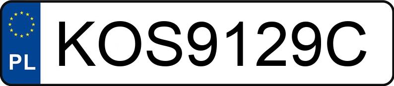 Il numero di registrazione KOS 9129C ha FORD Focus 1.6 MR`08 E4 - KOS9129C