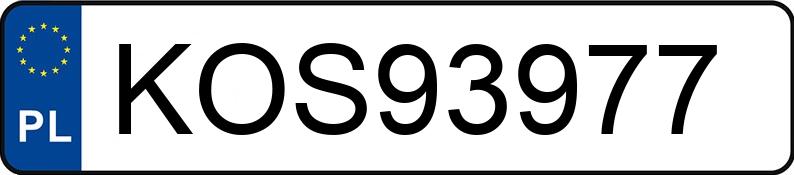 Die Registrierungsnummer KOS 93977 hat PEUGEOT 3008 1.6 HDI MR`09 E5 Trendy 110 - KOS93977