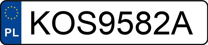 Numer rejestracyjny KOS 9582A posiada FIAT SCUDO - KOS9582A