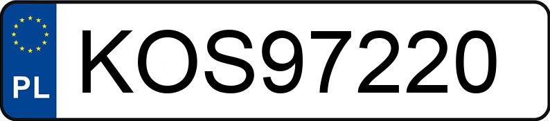 Numer rejestracyjny KOS 97220 posiada HONDA PRELUDE - KOS97220