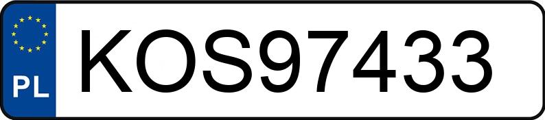 Numer rejestracyjny KOS 97433 posiada RENAULT CLIO R - KOS97433