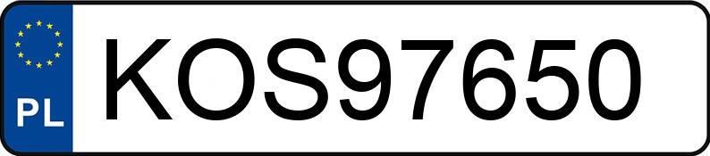 Registreringsnummeret KOS 97650 har VOLVO XC 60 2.4 TD DPF MR`09 E6 Kinetic AWD Getr - KOS97650