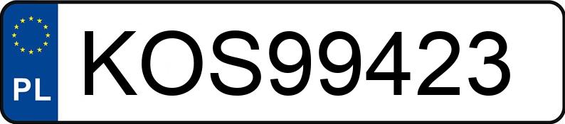 Numer rejestracyjny KOS 99423 posiada OPEL Vectra C 2.0 MR`05 E4 Cosmo - KOS99423