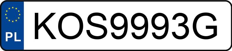 Numer rejestracyjny KOS 9993G posiada BMW 320D - KOS9993G
