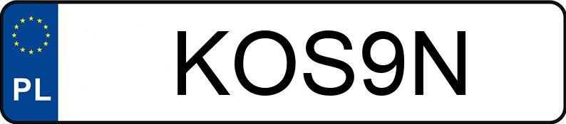 Numer rejestracyjny KOS 9N posiada FSO-WARSZAWA WARSZAWA 201 - KOS9N