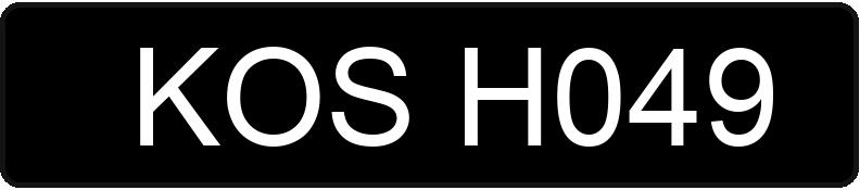 Numer rejestracyjny KOS H049 posiada SIMSON Skutery S 53 - KOSH049