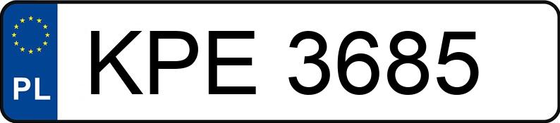 Numer rejestracyjny KPE 3685 posiada IFA W50 10.6t W50L - KPE3685