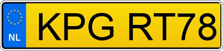 Numer rejestracyjny KPGRT78 posiada WV 