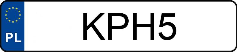 Numer rejestracyjny KPH 5 posiada JEEP Wrangler Unlimited JL MR`19 E6d Night Eagle Aut. - KPH5