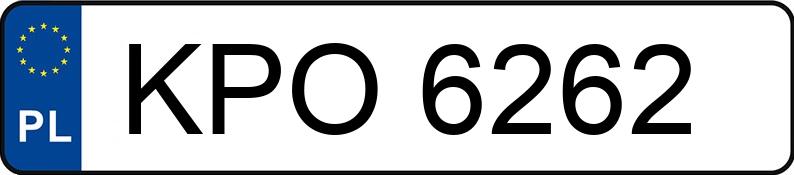 Numer rejestracyjny KPO 6262 posiada FIAT PUNTO 1.2 KAT - KPO6262 Numer rejestracyjny KPO 6262 posiada FIAT PUNTO 1.2 KAT - KPO6262